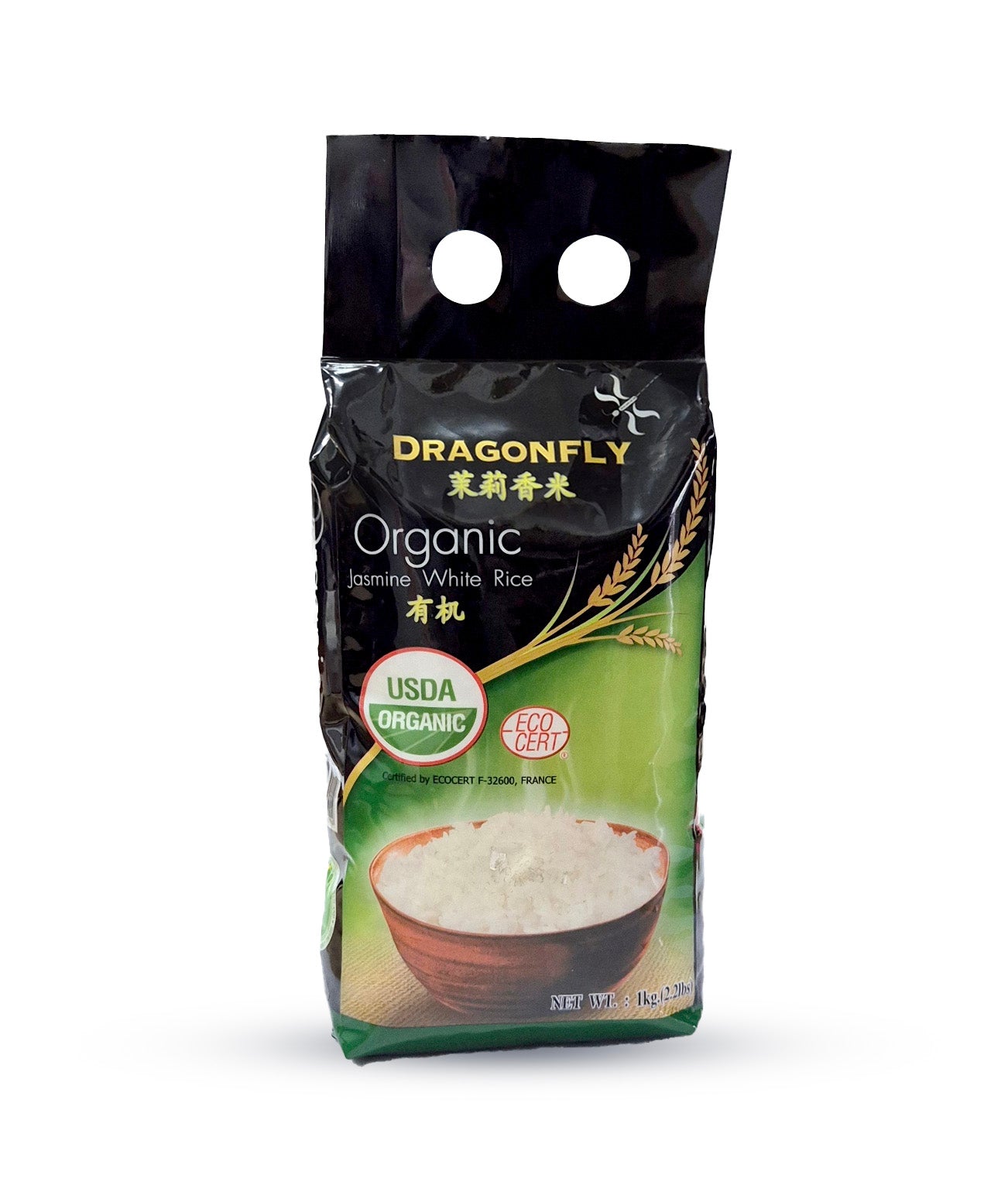 Dragonfly Organic Jasmine White Rice 1KG