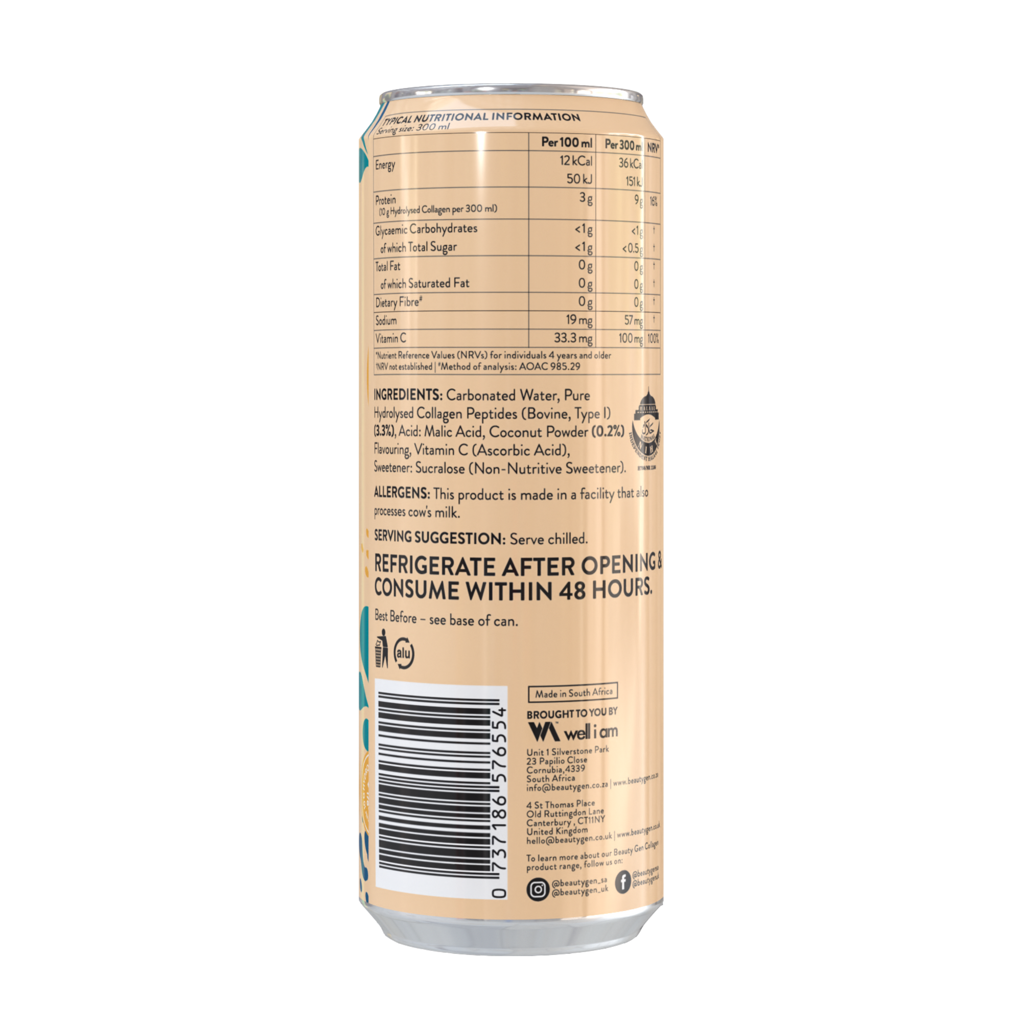 Collagen Can Drink Coconut (300ML)