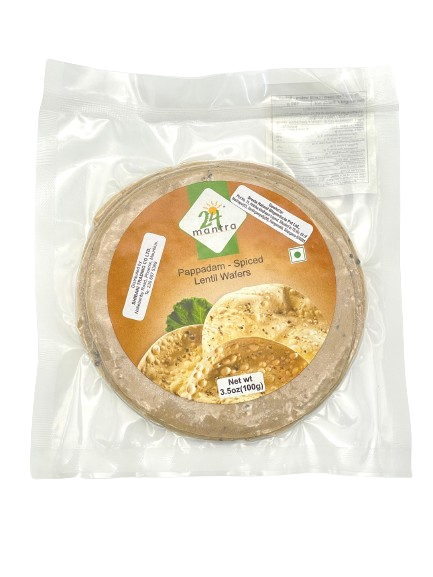 Pappadam - Spiced Lentil Wafers 100g