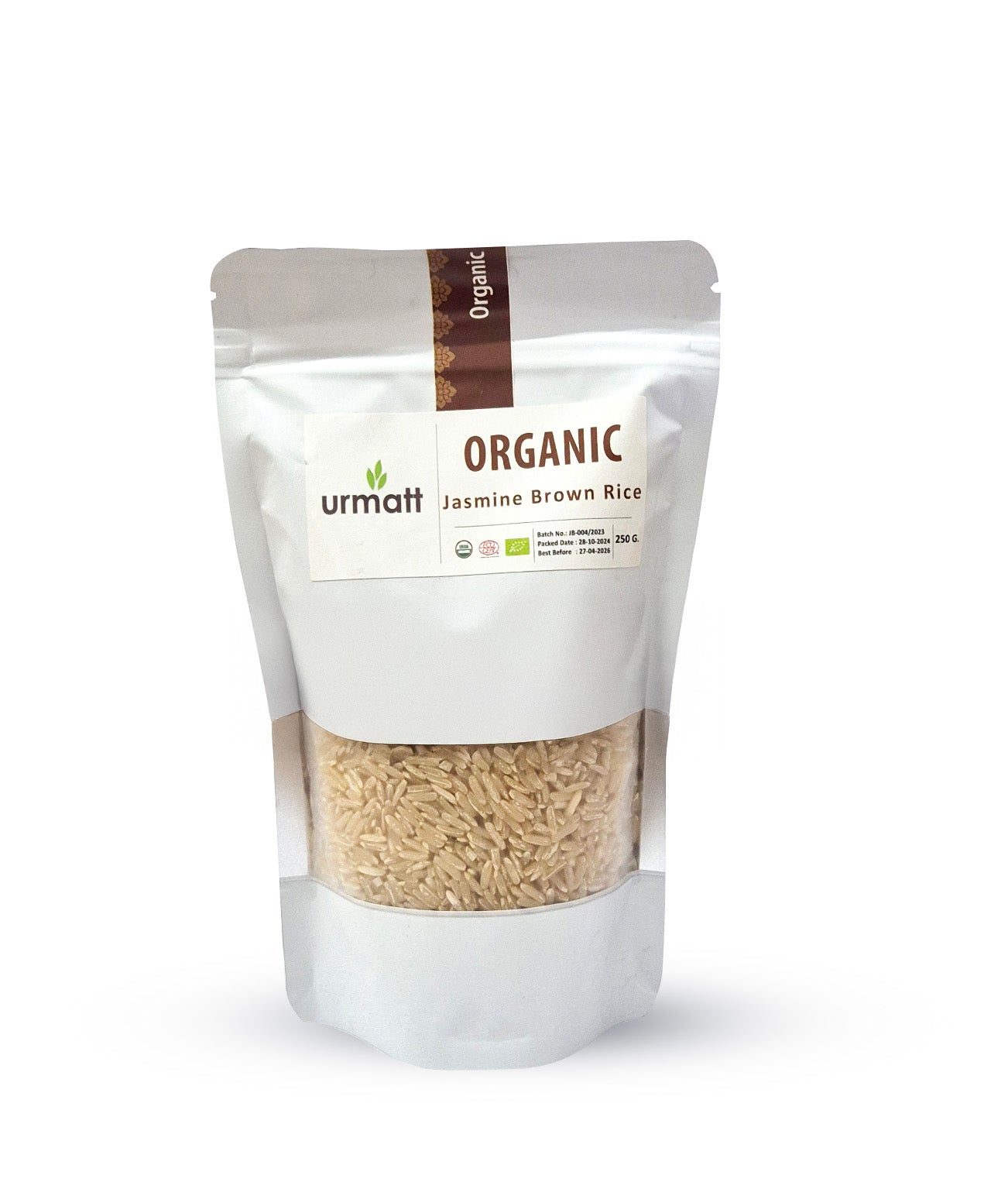Urmatt Organic Jasmine Brown Rice 250G