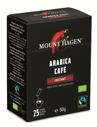 Organic Fairtrade Instant Coffee Sticks (25x2G)