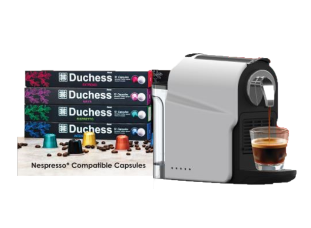 Coffee Machine + 25 Packs of Duchess Coffee