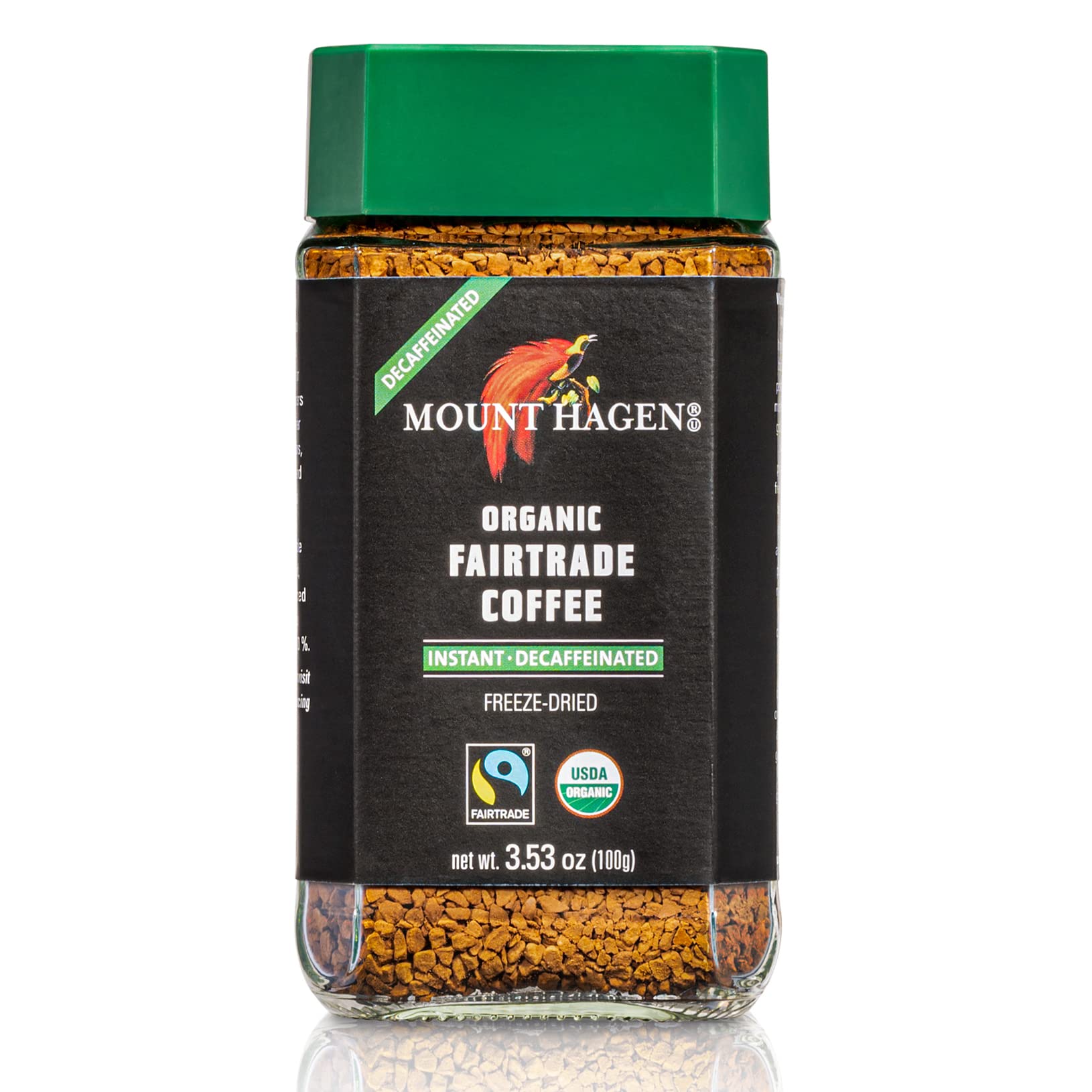 Organic Fairtrade Instant Coffee Decaffeinated (100G)