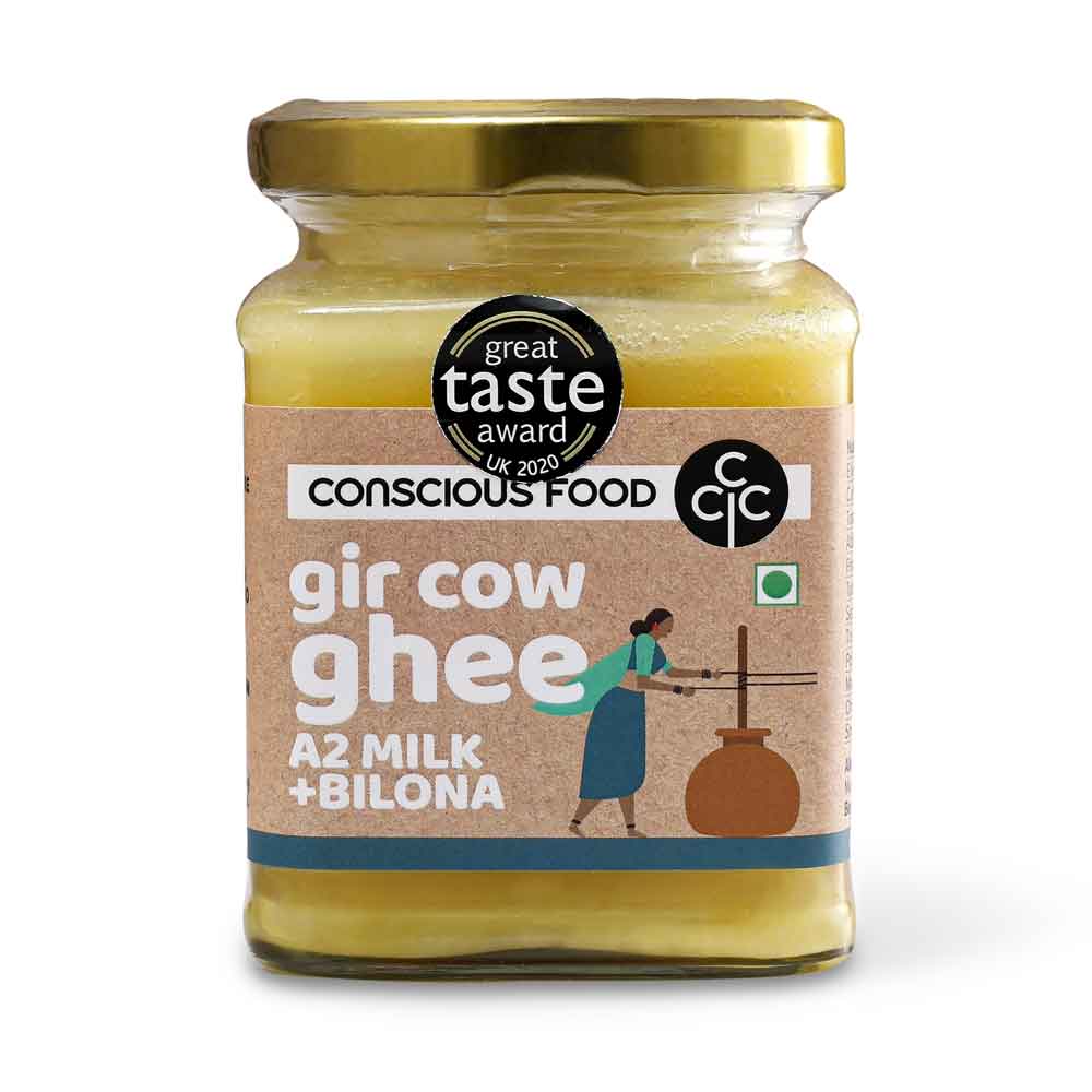 Gir Cow Ghee + A2 Milk (600ML)