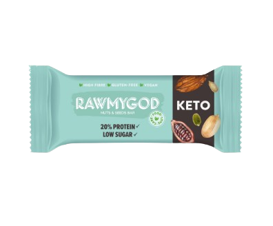 Raw Fruit & Nut Bar Ketogenic 20% Protein Cacao (40G)