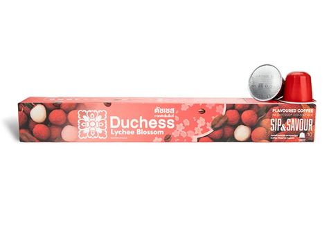 Lychee Blossom Coffee Capsule Roasted and Ground (10 Cap)