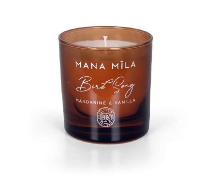 Mana Mila Bird Song Scented Candle Mandarine & Vanilla (200G)