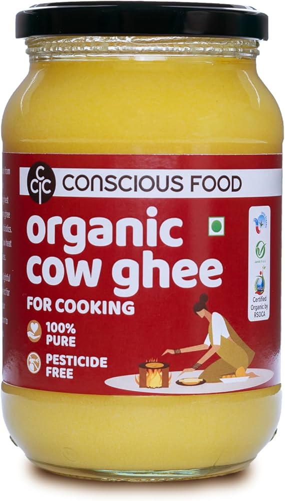 Organic Cow Ghee (500ML)