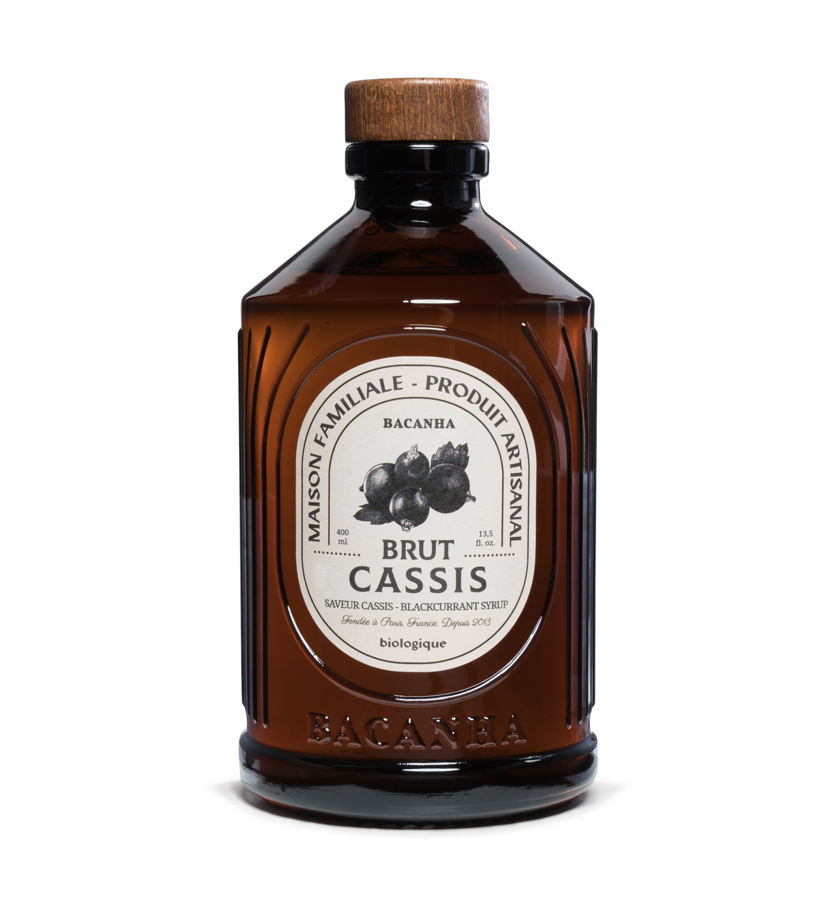 Sirop Brut Bio Cassis (400ML)