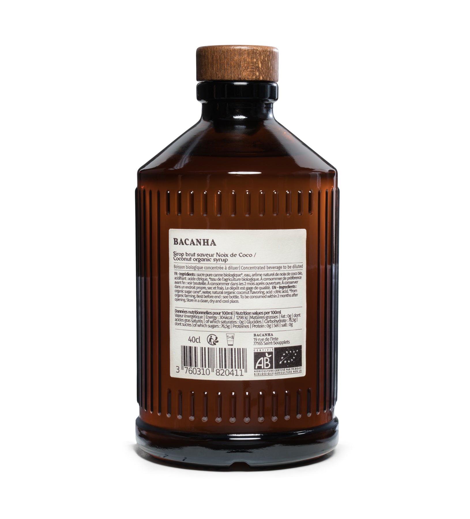 Sirop Brut Bio Noix de Coco (400ML)