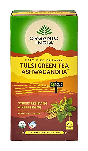 Tulsi Green Tea Ashwagandha 25 Teabags