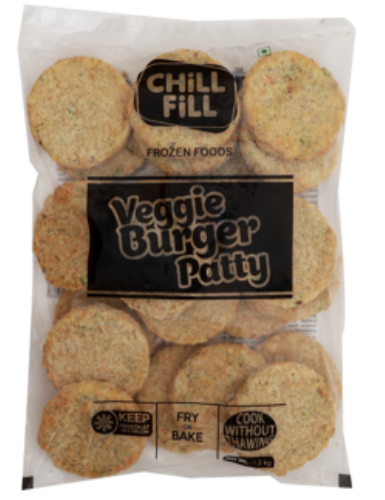 Frozen Potato Veggie Burger Patty (1.2KG)