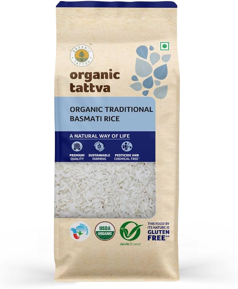 Organic Traditional Pure Basmati Rice (1KG)