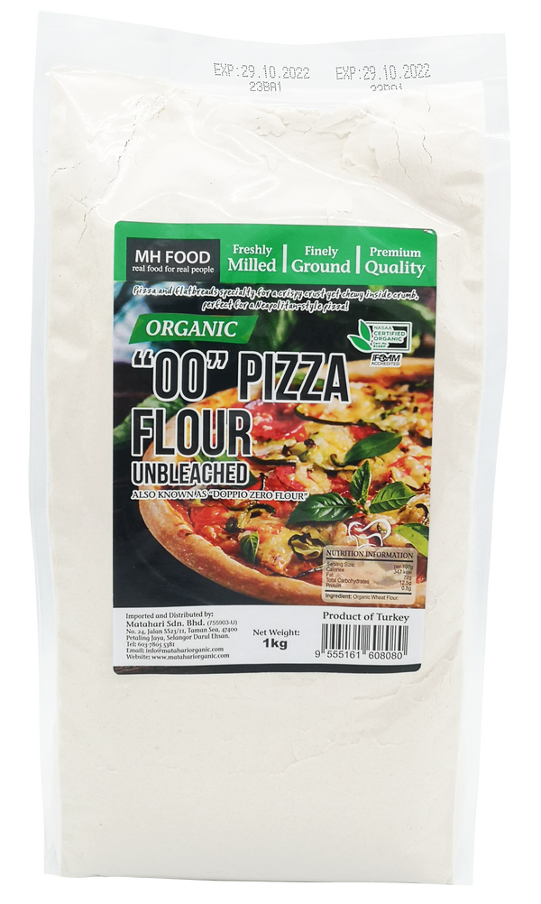 Organic 00 Pizza Flour 1kg Mantra Foods