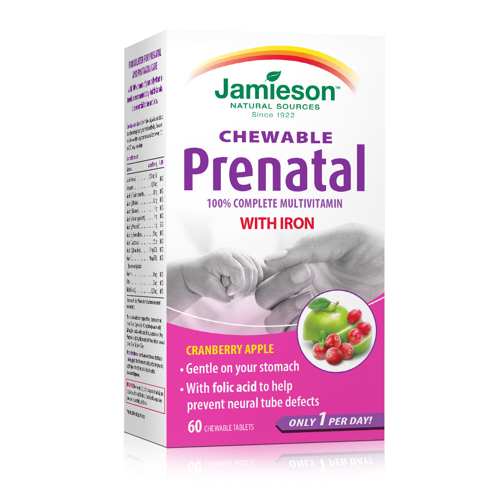 Jamieson Chewable 100% Complete Prenatal Multivitamin