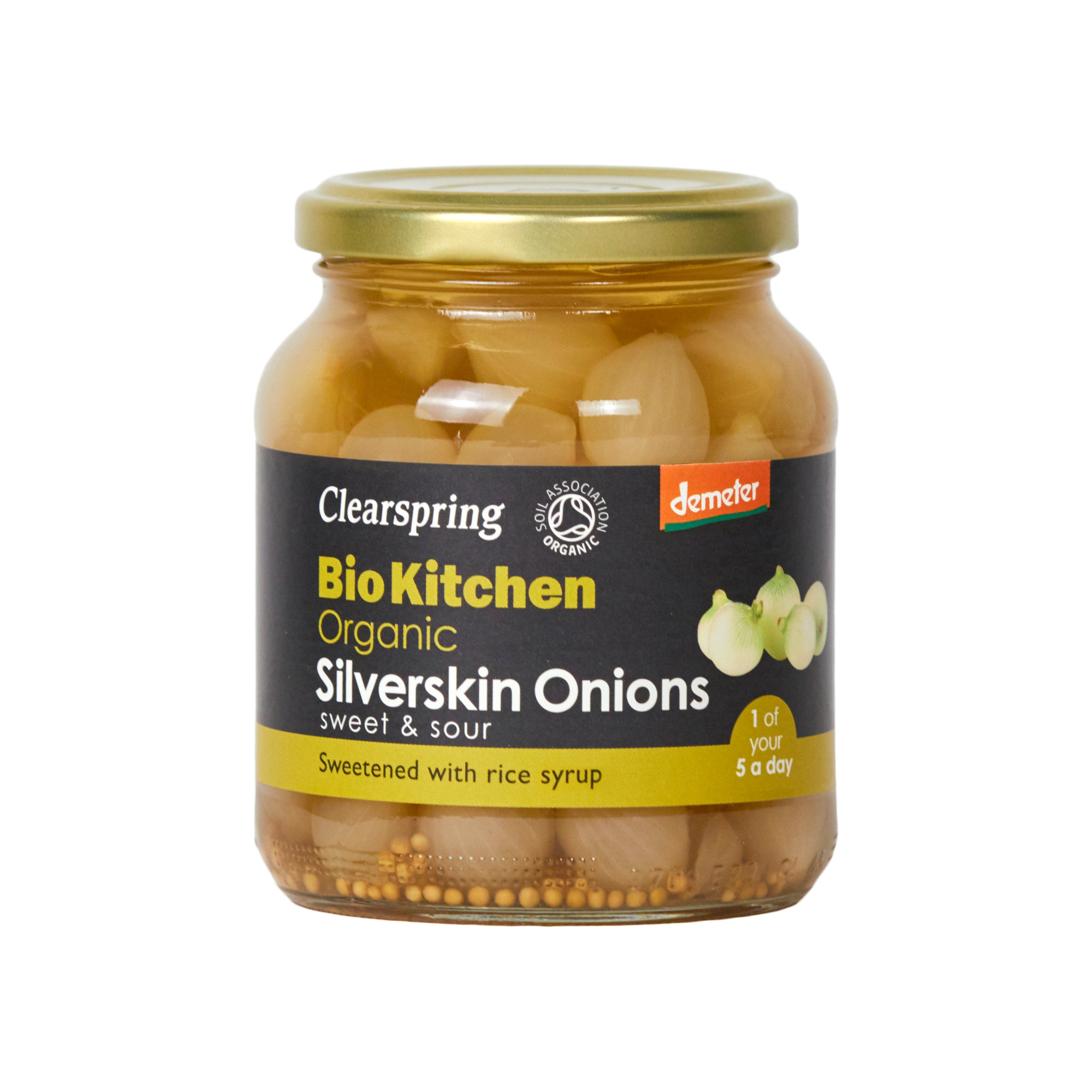 Demeter Organic Silverskin Onions (Sweet & Sour) (340G)