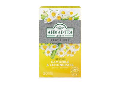 Camomile & Lemongrass Fruit & Herb Infusion 20 Foil Teabags 30G