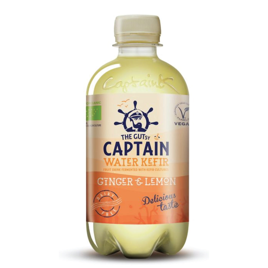 Gutsy Captain Water Kefir Ginger Lemon (400ML) PET