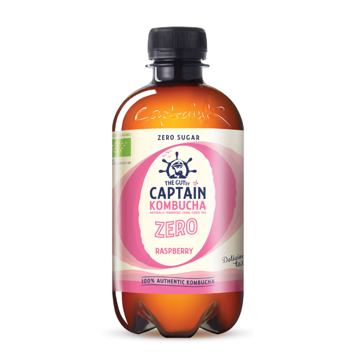 Gutsy Captain Kombucha Zero Raspberry (400ML) PET