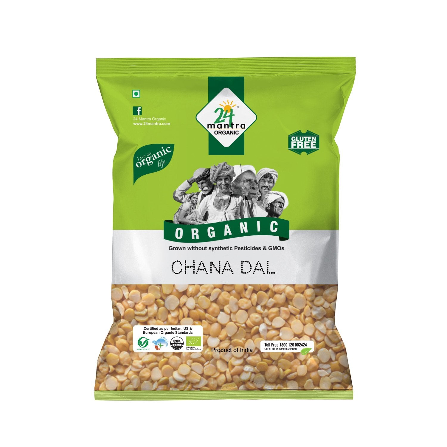 Organic Chana Dal (500G)