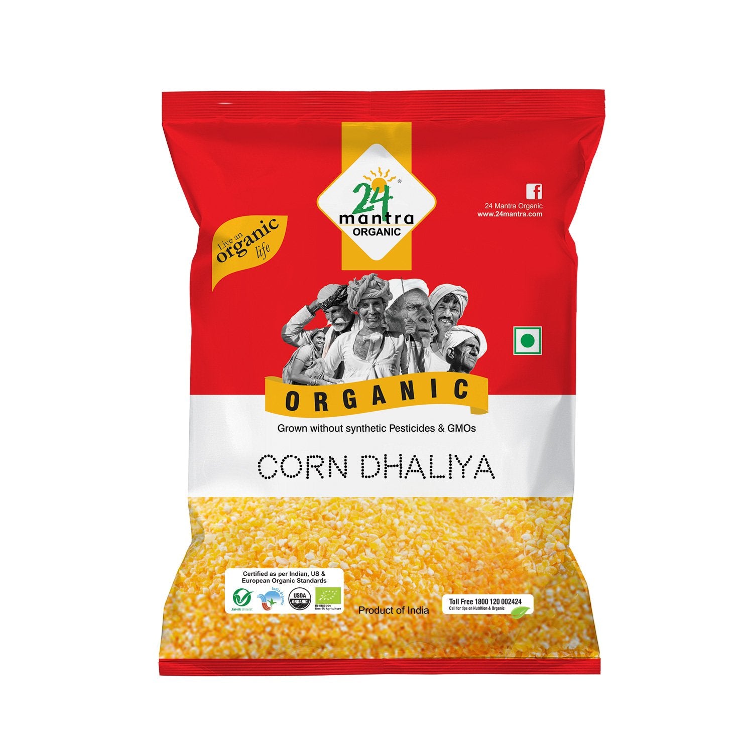 Organic Corn Dhaliya (500G)