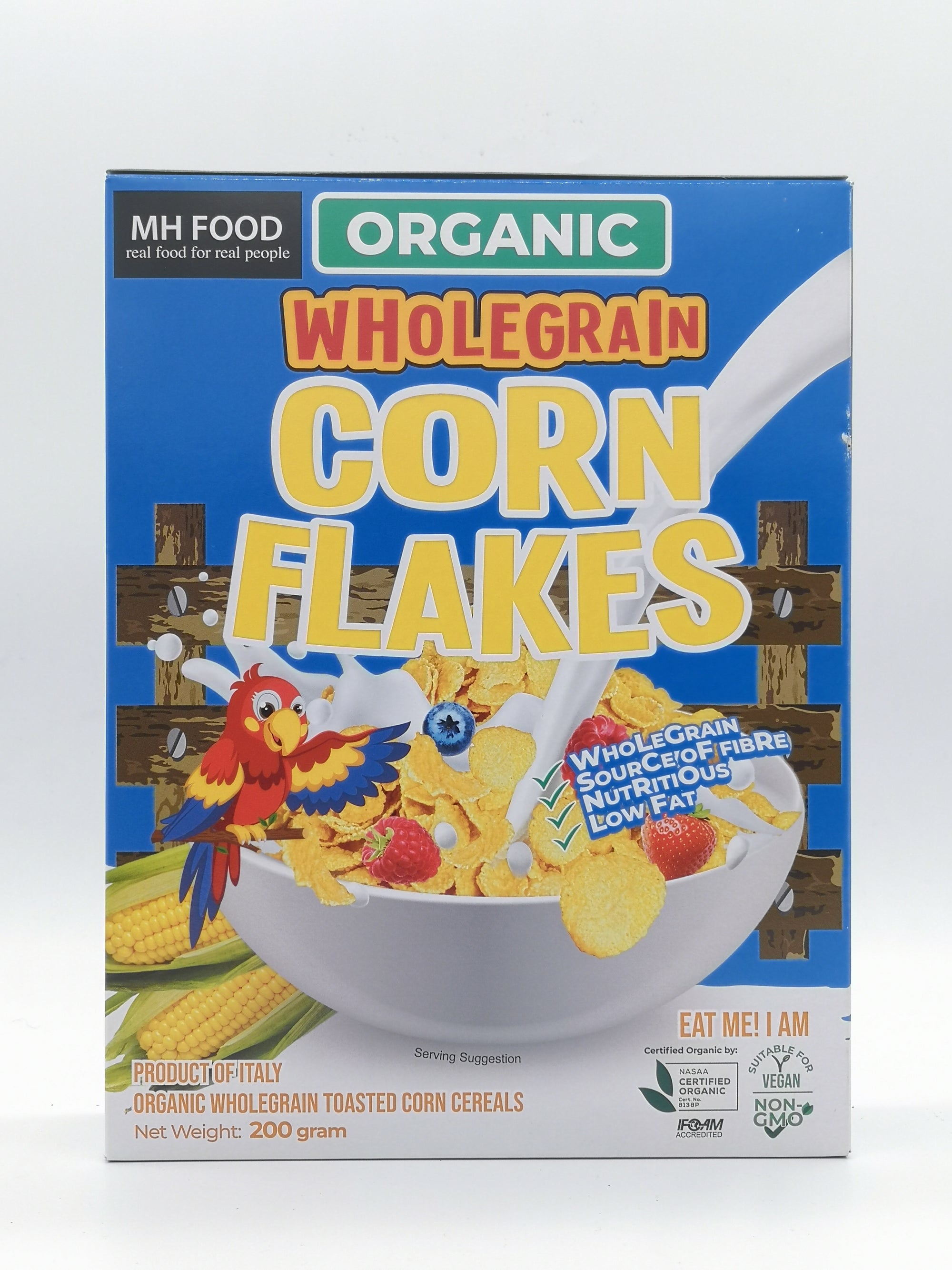 Organic Whole GrainCorn Flakes - Cereals (200GM)
