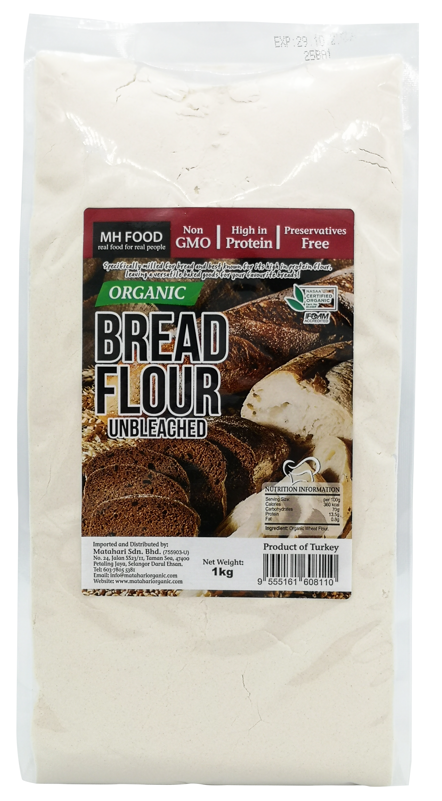 Organic Bread Flour (1KG)