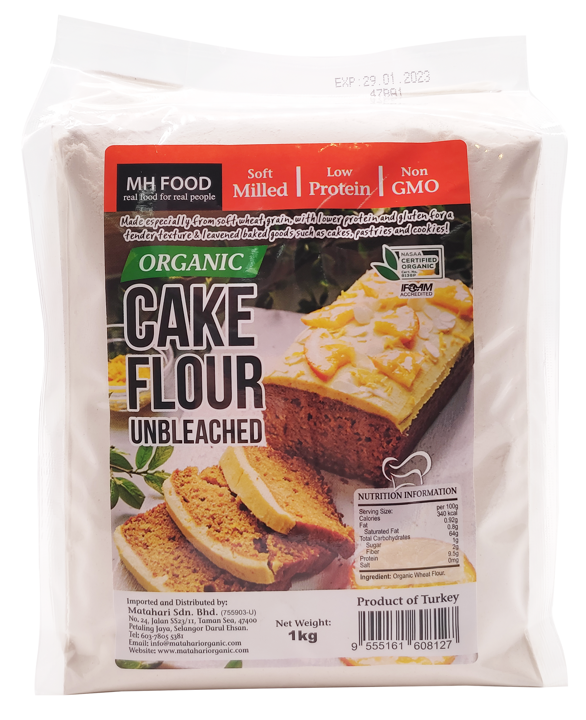 Organic Cake Flour (1KG)