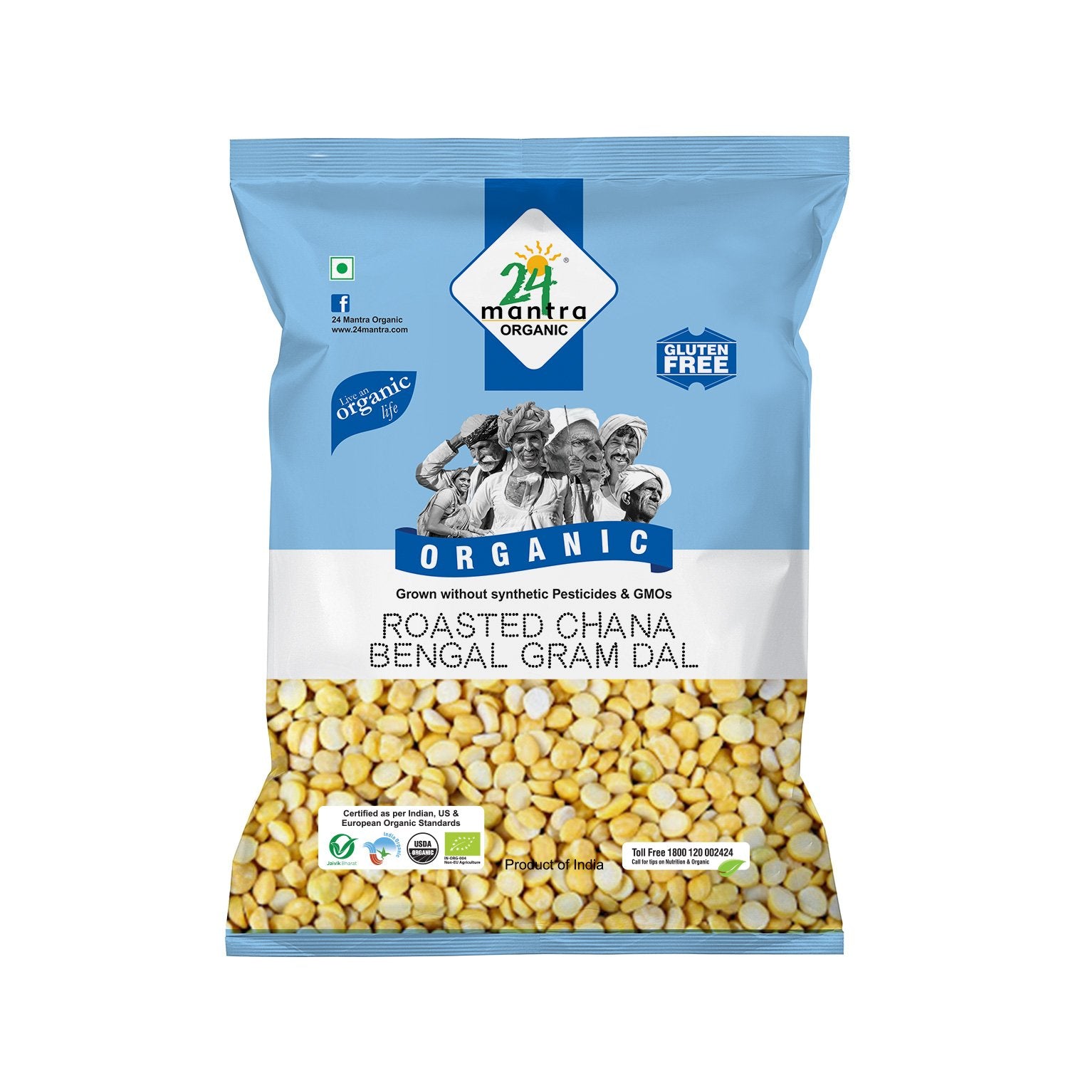 Orgtanic Roasted Bengal Gram Dal (500G)