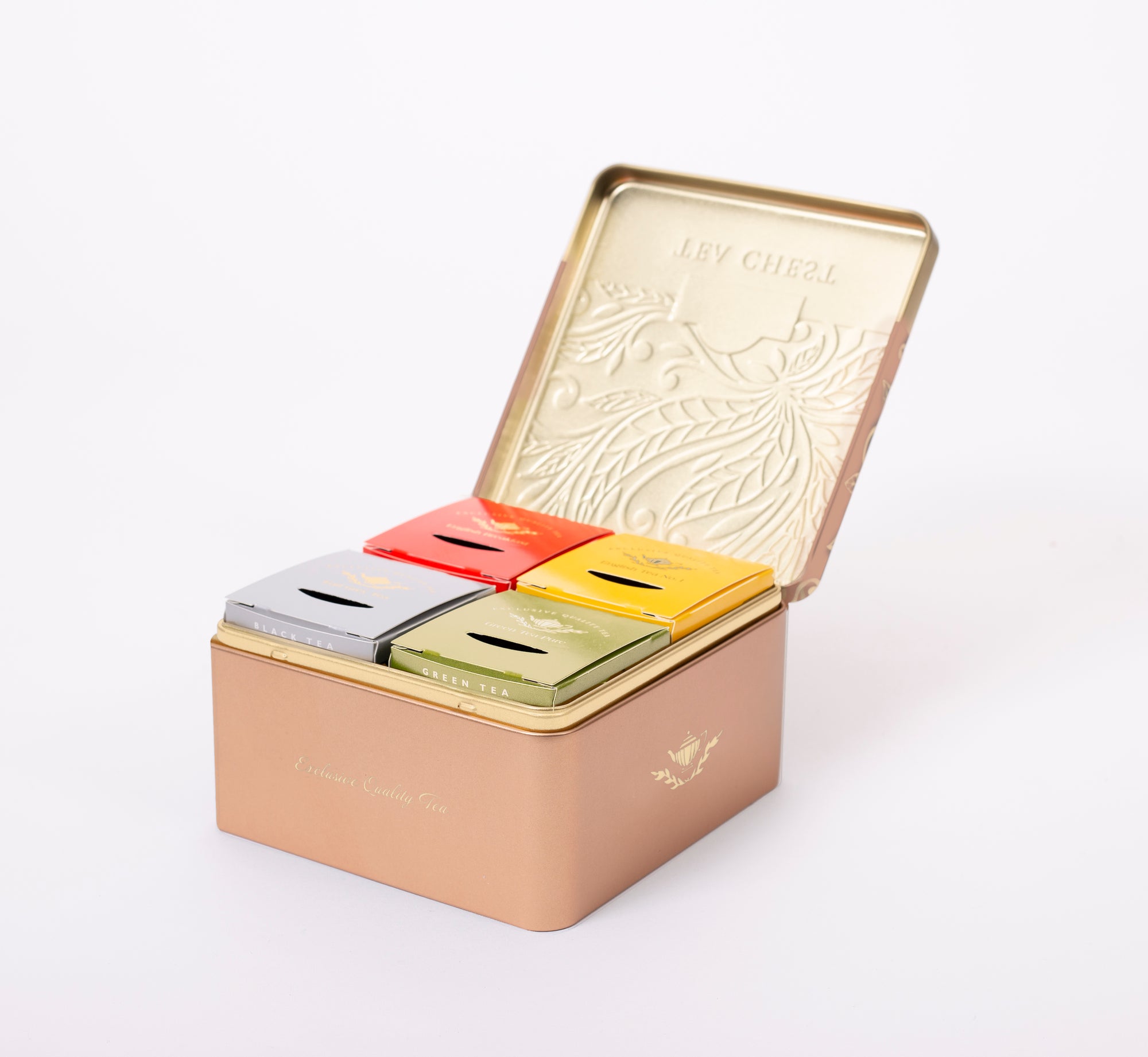 Tea Chest Four Caddy 40 Foil Teabags 80G