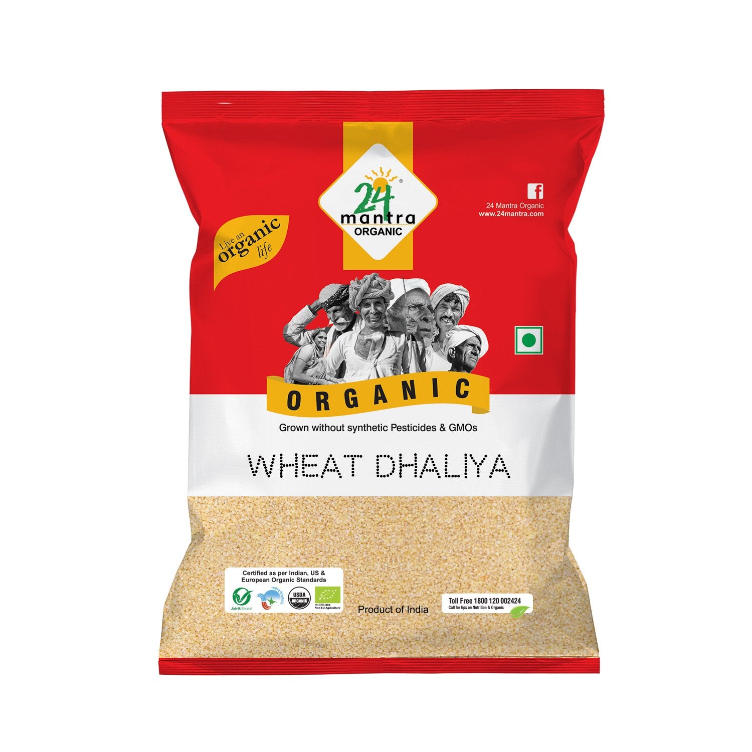 Organic Wheat Dhaliya (500G)