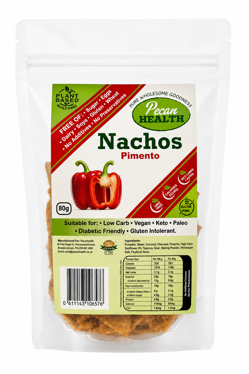 Nachos Pimento Chips - 80GM