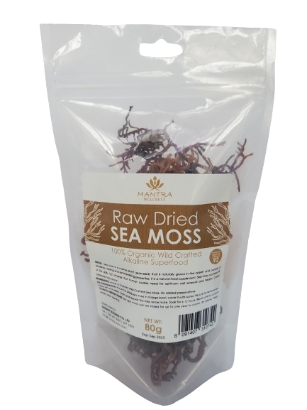 Raw Dried Sea Moss (80G)