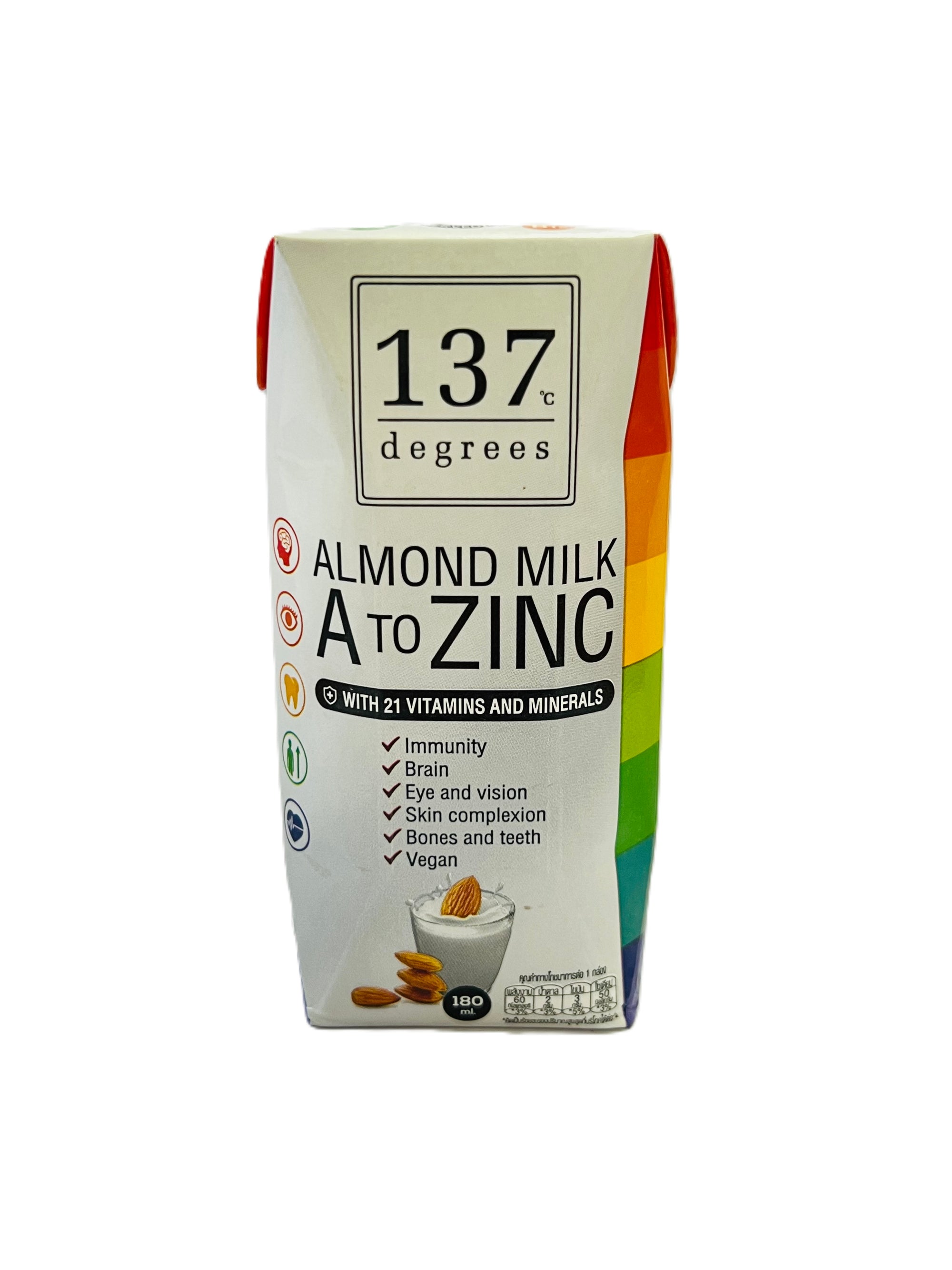 Almond Milk With Vitamin A-Zinc & Multivitamins 180ML