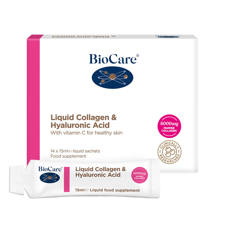 Liquid Collagen & Hyaluronic Acid  (14X15ML LIQUID SACHETS)
