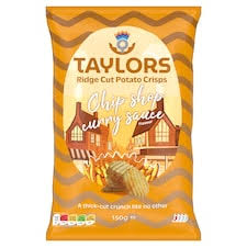 Chip Shop Curry Sauce Ridge Cut Potato 150GM - Taylors