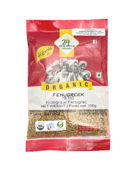 Organic Fenugreek Whole - 100g