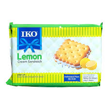 IKO LEMON CREAM SANDWICH BISCUITS 180GM