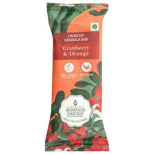 Crunchy Granola Bar Cranberry & Orange 40GM