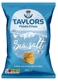 Sea Salt Potato Crisps 150GM - Taylors