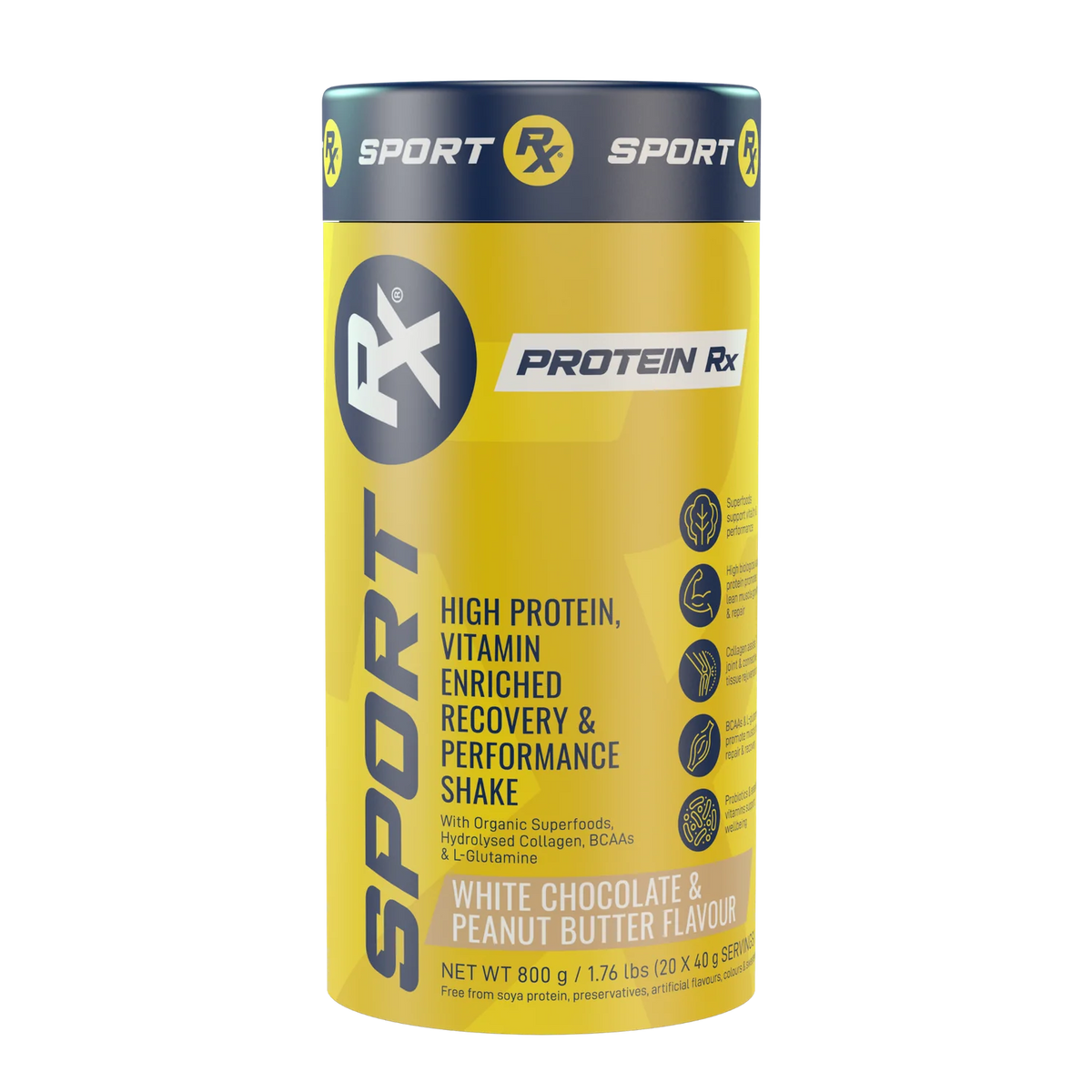 Protein RX White Chocolate &amp; Peanut Butter (800G)