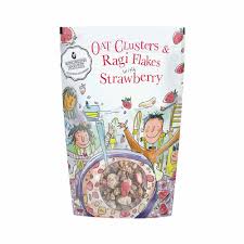 Oat Clusters & Ragi Flakes with Strawberry 350GM