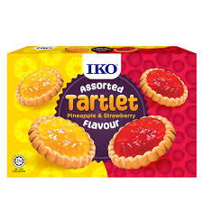 IKO PINEAPPLE & STRAWBERRY TARTLETS 100GM