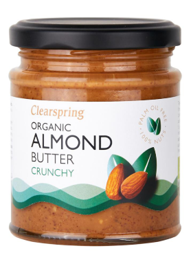 Organic Almond Butter Crunchy (170G)