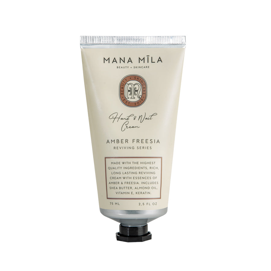 Mana Mila Hand &amp; Nail Cream Amber Freesia (75ml)