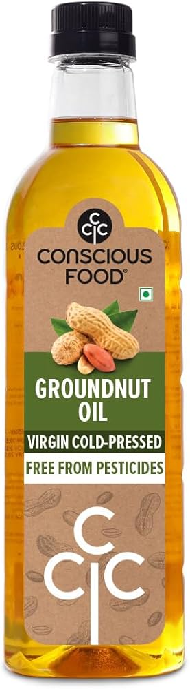 Organic Groundnut Oil Cold pressed (1L)