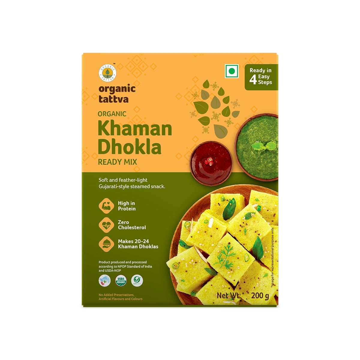 Organic Khaman Dhokla Ready Mix (200G)
