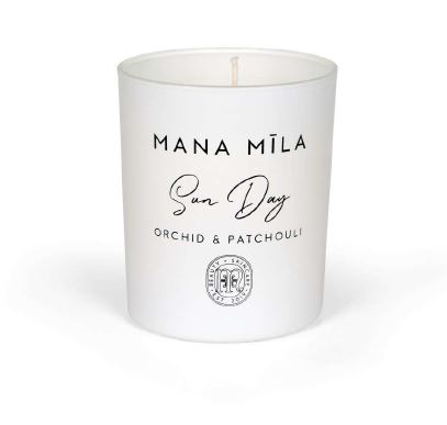Mana Mila Sun Day Scented Candle Orchid &amp; Patchouli (170G)