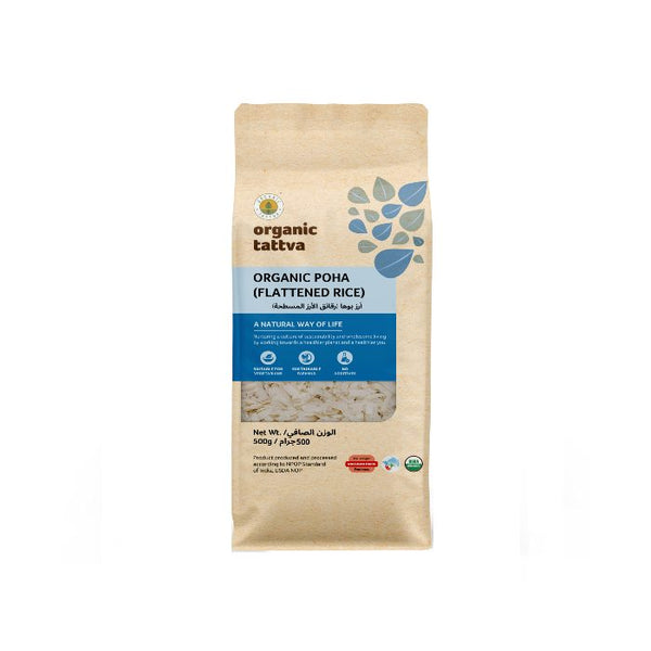 Organic Poha Flattened Rice (500G) - Mantra Foods