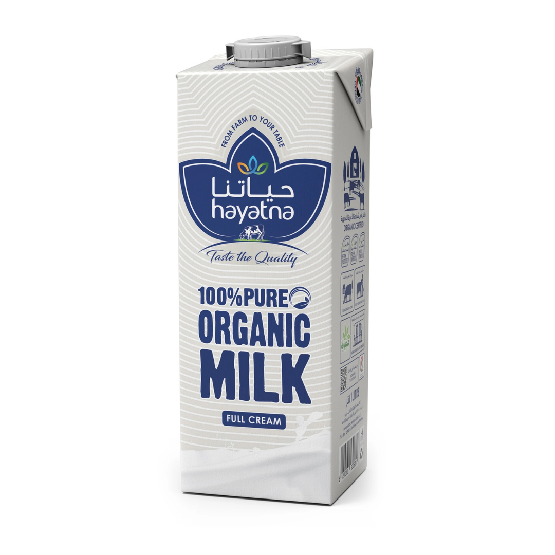 100% Pure Organic Milk Full Cream (1L)